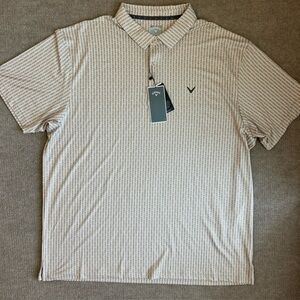 Callaway Men's XXL Tan Polo Shirt